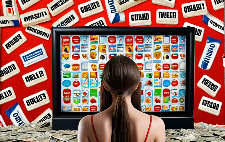 A person looking visibly frustrated and overwhelmed, staring at a digital screen flooded with irrelevant, generic advertisements and unappealing loyalty offers. Around them, identical, unused generic items symbolizing "one-size-fits-all" rewards are discarded or collecting dust. The scene emphasizes a feeling of being misunderstood and treated as just a number, highlighting the failure of impersonal loyalty programs. --ar 16:9 --v